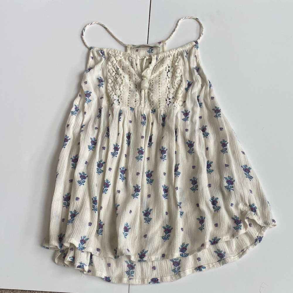 Abercrombie Kids XL Tassel Flowy Tank